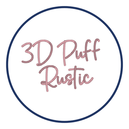 3D Puff Rustic