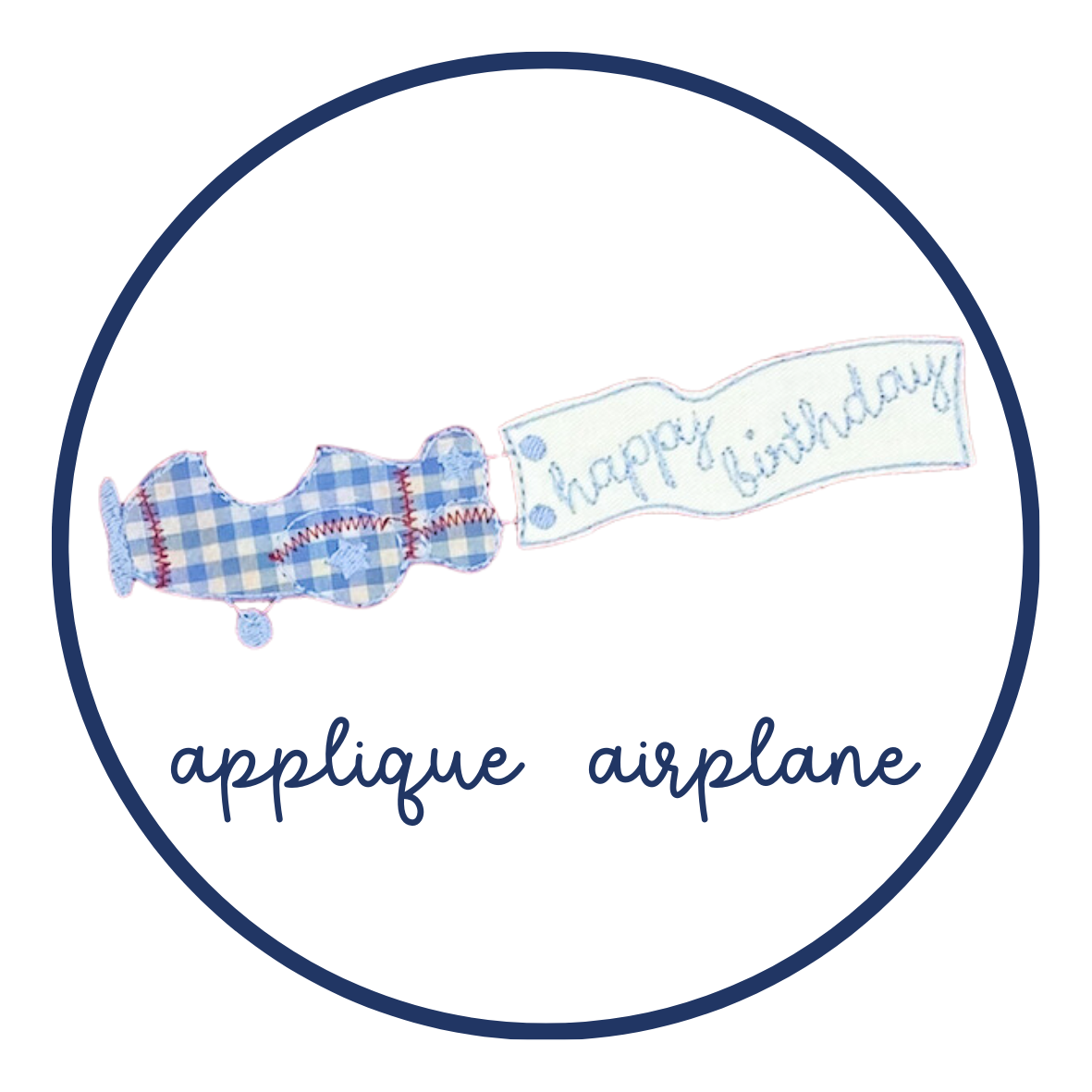 Applique Airplane