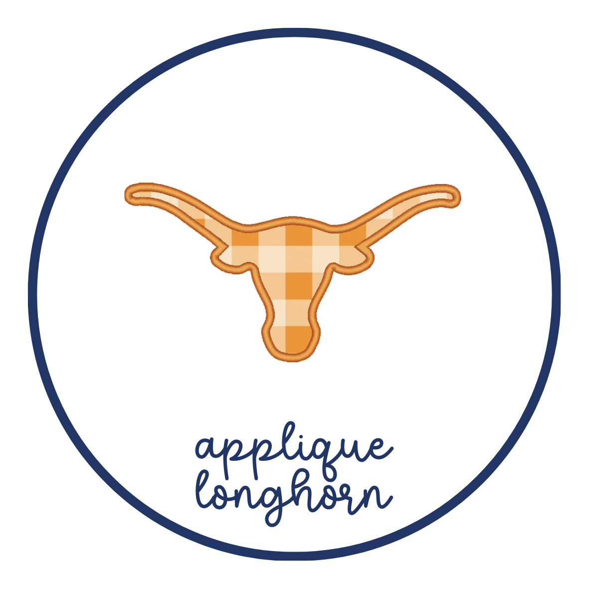 appliqué longhorn