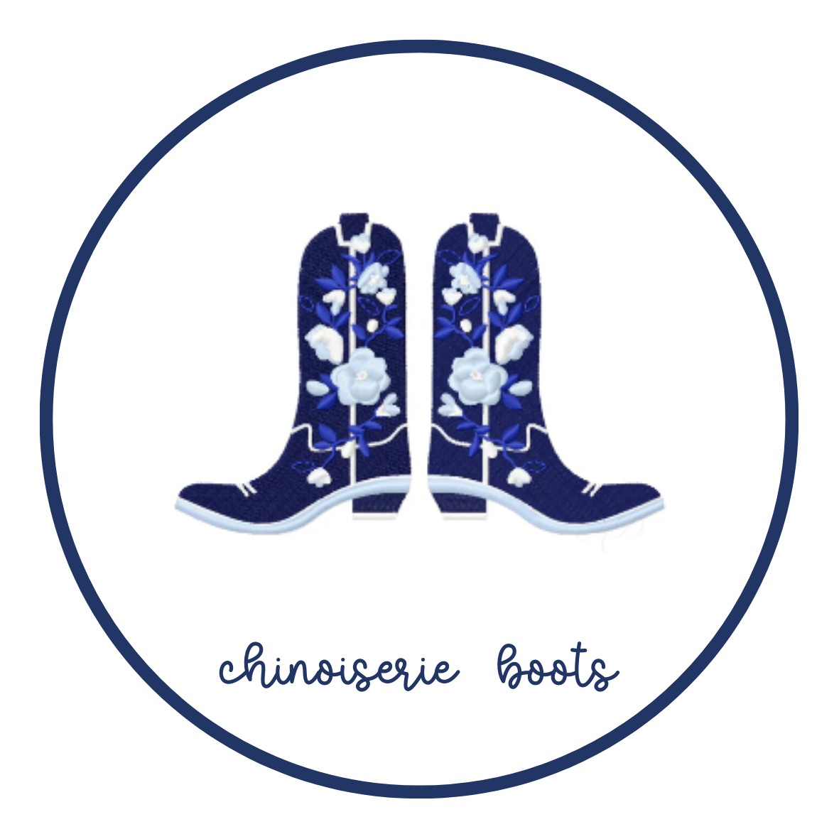 chinoiserie boots