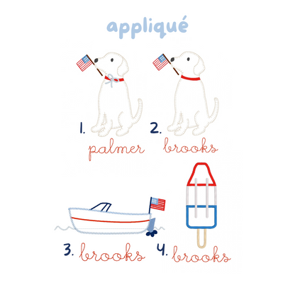 Applique Patriotic Shirt