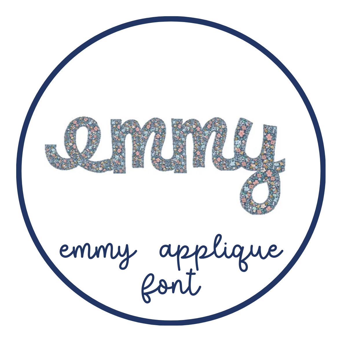emma applique font