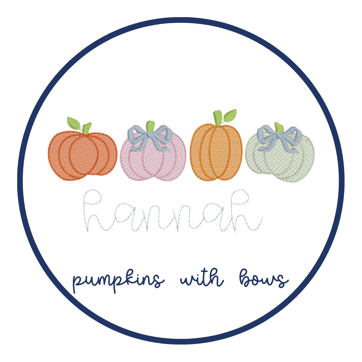 Pumpkins with Bows