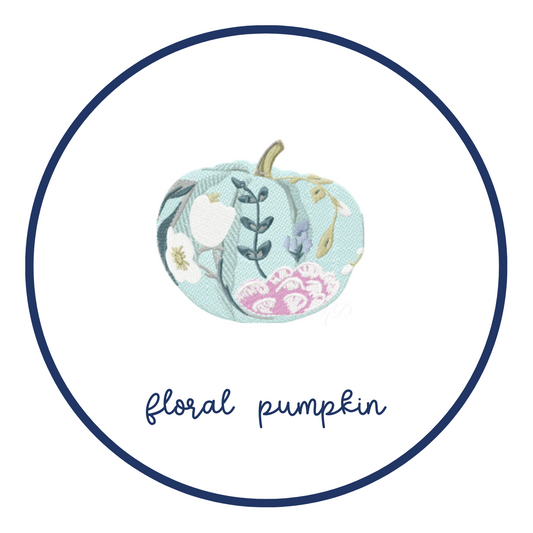 floral pumpkin