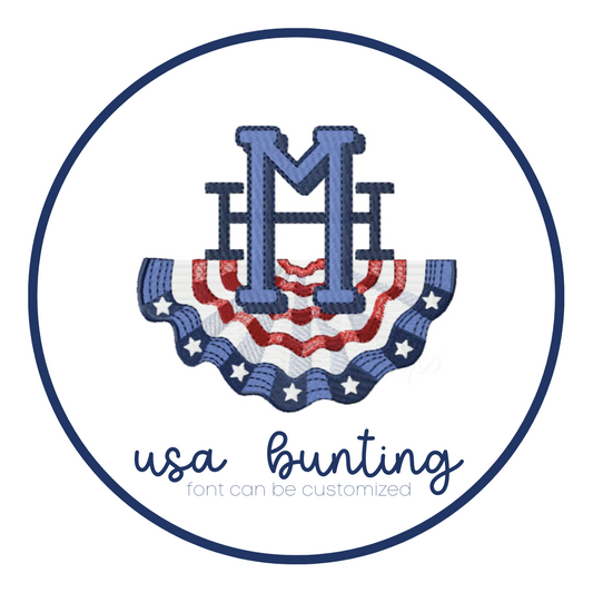 USA bunting