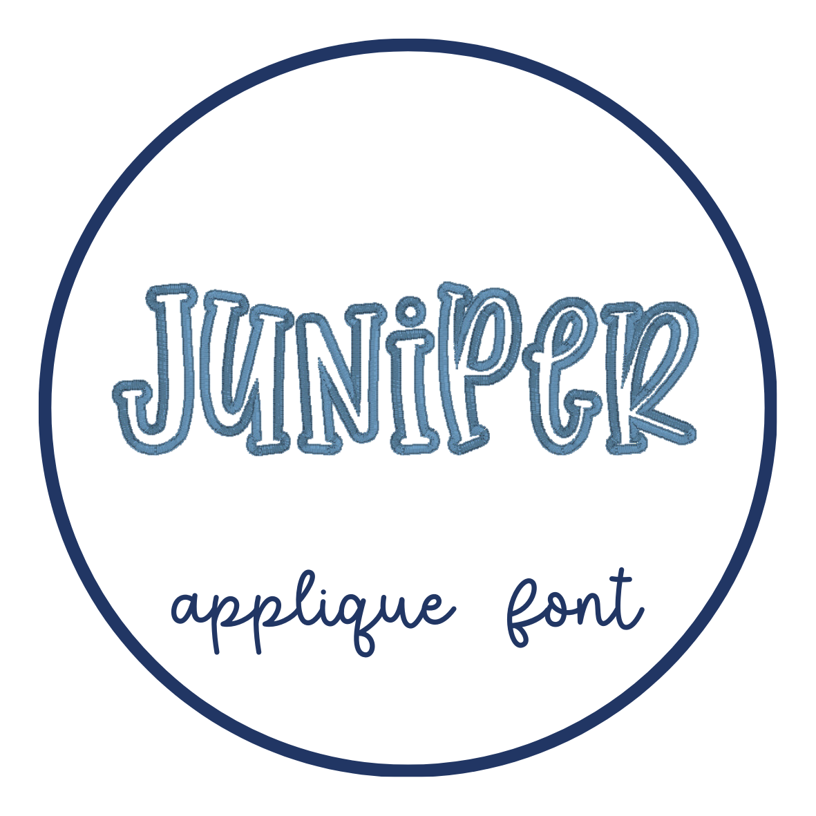 Juniper Applique Font