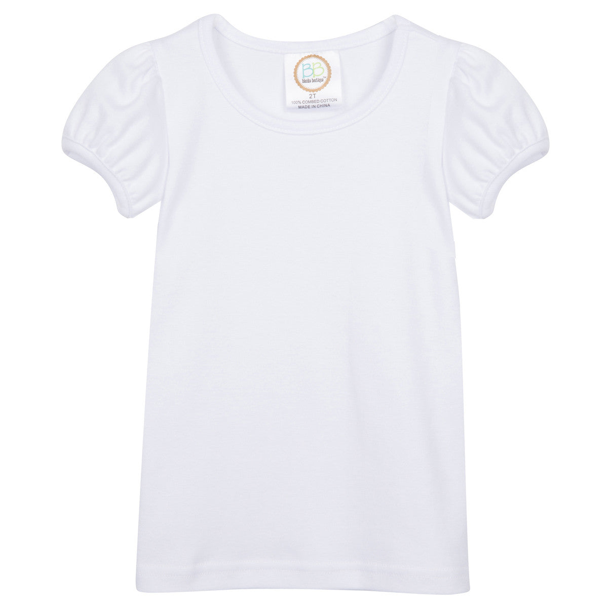 Girls Puff Sleeve Tee