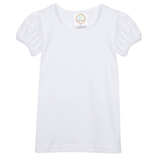 Girls Puff Sleeve Tee