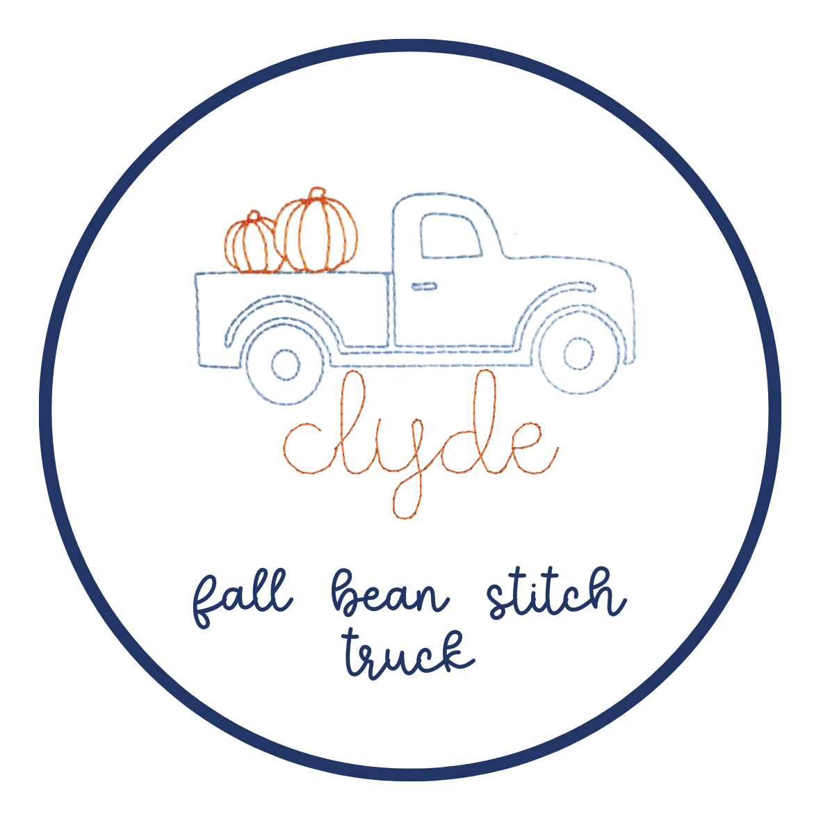 bean stitch fall truck