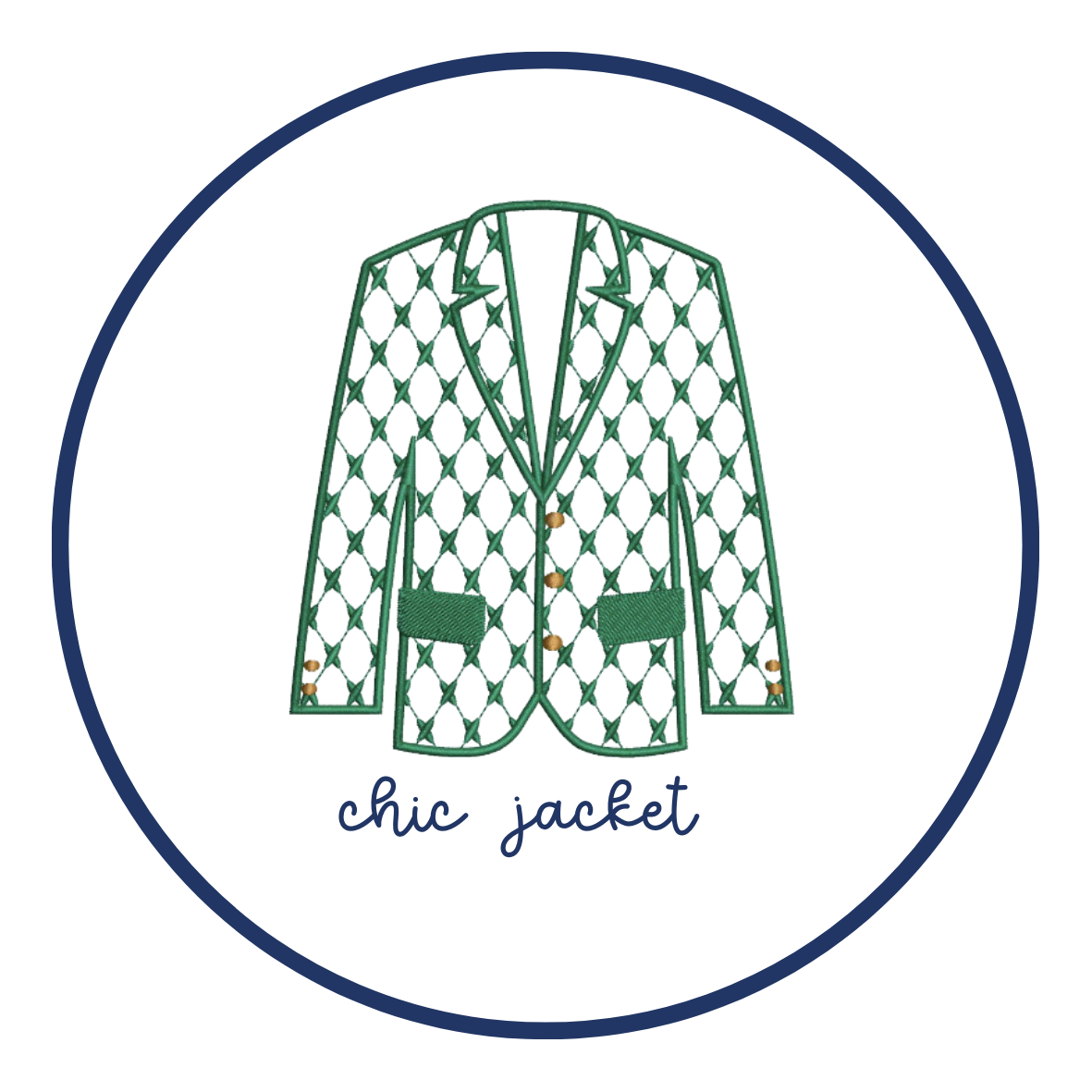 chic green jacket