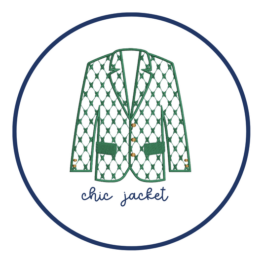 chic green jacket