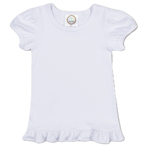 Short Sleeve Ruffle Tee