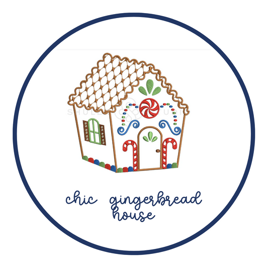 chic gingerbread house