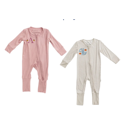Bamboo Double Zip Pajamas