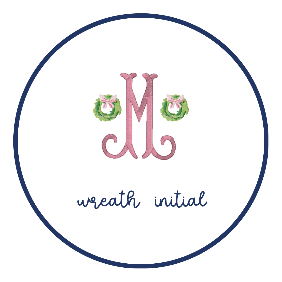 wreath initial